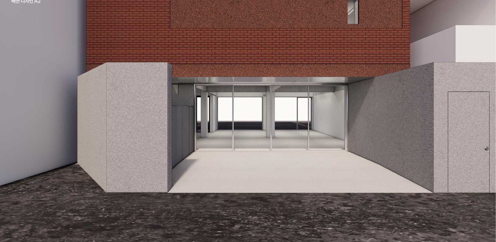 Courtyard render 1